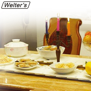 High Quality Heat-Resistant Swivel Plate <strong>Rotating</strong> Table Lazy Susan for Rectangular Tables - Product Image 5