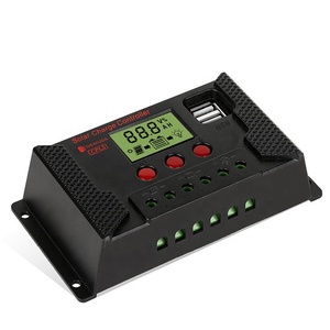 PWMソーラー充電コントローラー10A/20A/30Aソーラー充電器Usb出力12/24V自動カラーディスプレイ3IN1さまざまなバッテリー充電用 - Product Image 3