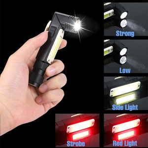 ไฟฉายคาดหัว2 In 1,ไฟฉายLEDขนาดเล็ก90องศาชาร์จด้วยUSBไฟฉายยุทธวิธี - Product Image 4