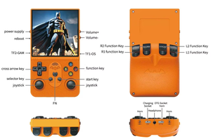 T16คอนโซลเกมมือถือสูงสุด64GB 128GB 15000 + เกมหน้าจอ4.0นิ้วเครื่องเล่นเกมคลาสสิกย้อนยุควิดีโอเกม T16max - Product Image 5