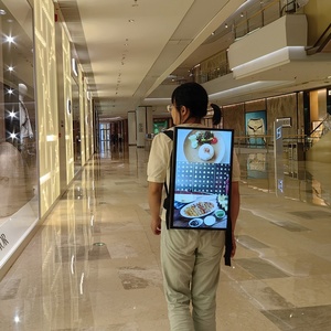 22 inç Yarı Açık Taşınabilir Dijital Tabela Reklam Kiosk/Kapalı Sırt Çantası Reklam Ekipmanları - Product Image 2