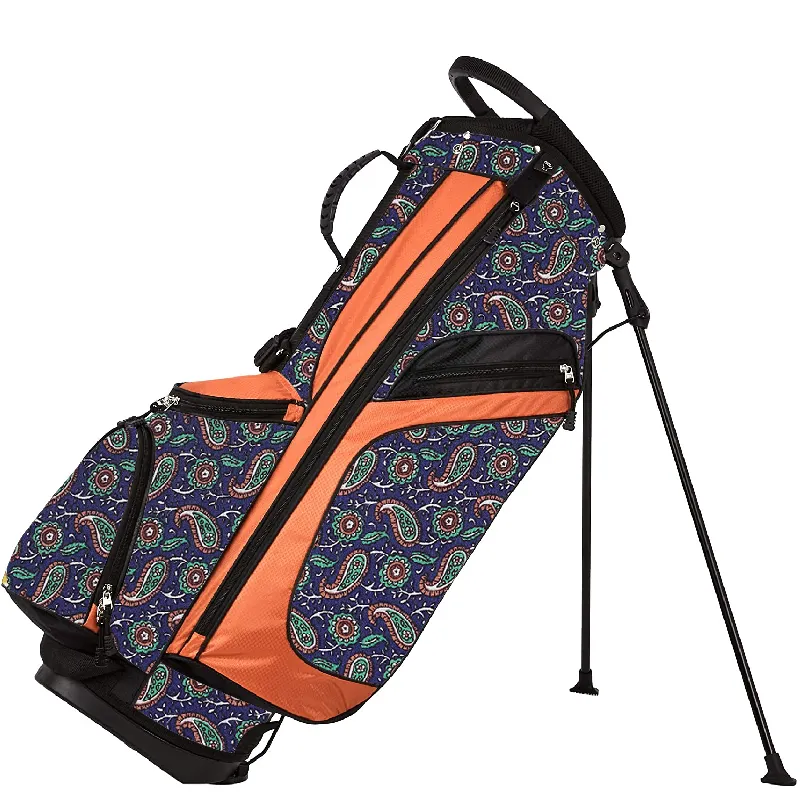 Sac de golf à support automatique en plastique, sacs étanches en nylon de grande capacité, en toile léger, pratique