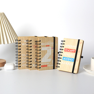 OEM WOOD PAPER COVER <strong>NOTEBOOK</strong> CUSTOM A6 SPIRAL <strong>NOTEBOOK</strong> <strong>WITH</strong> CMYK <strong>PRINTING</strong> - Product Image 2