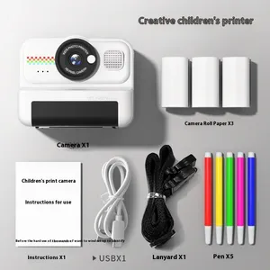 Siêu <span class=keywords><strong>Mini</strong></span> Retro HD Nhiệt Giấy In Ấn Máy Ảnh Cho Trẻ Em Của Trẻ Em Ngoài Trời Hình Ảnh Quà Tặng - Product Image 6