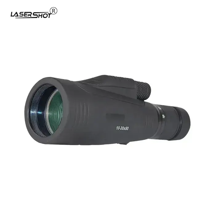 LASERSHOT 10-30x aumento 50mm diámetro de la lente efectiva telescopio Monocular HD compacto pequeño telescopio para observación de aves