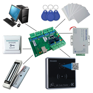 Lettore di codici QR intelligente controllo accessi IC lettore di schede MIF NFC sistema di lettore di schede di controllo accessi per porte Wiegand