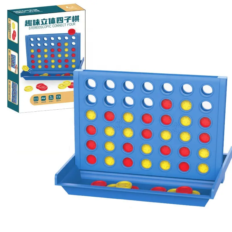 Klassiek Familiespeelgoed Line-Up 4 Speelgoedspellen Kinderen Verbinden Vier Strategie Bordspel 4 Op Een Rij