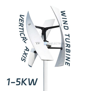 1kw 2kw 5kW 10kW 20kw küçük dikey eksen rüzgar jeneratörü türbin 12V 24V 48V fırıldak Maglev jeneratör MPPT denetleyici - Product Image 1