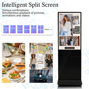 Espositore LCD da 55 pollici Android 4K HD per interni Touch Screen intelligente Video Media educazione SDK da pavimento in piedi Digital Signage - Product Image 5
