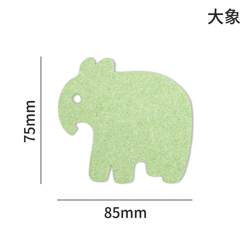 Éléphant 75mm*85mm