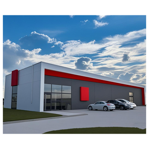 Modern Design Prefabricated Construction Steel Structure Warehouse prefab Office Building Engineering Portal Frame Warehouse - Product Image 2