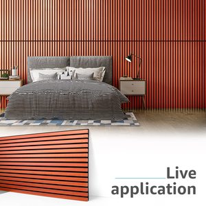 सजावटी खरीद परफोर्टेड लकड़ी संगीत स्टूडियो 3 डी स्टूडियो स्लेट लकड़ी के छत फोम को महसूस किया - Product Image 5