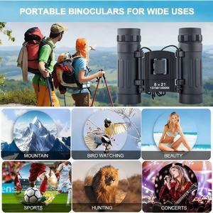 Ống nhòm nhỏ gọn 8*21 ống kính quang học gấp gọn ống kính quang học phóng đại 8x để săn bắn kính thiên văn ngoài trời - Product Image 5