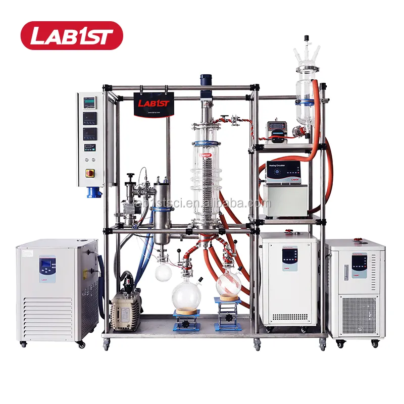 Lab1st 5KG/h Hybrid Molecular Distillation Wiped Film Distillation Unit