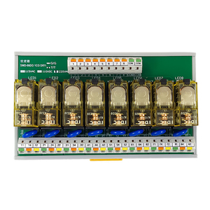 Módulo de relé de salida Digital de 8 canales Módulo de relé de potencia de enchufe de 220VAC Módulo de relé de bloque de terminales de enchufe de resorte - Product Image 2