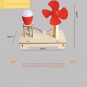 DIYハンドクランク発電機セットミュージカル特集子供科学工学教育玩具小型発明 - Product Image 5