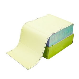 Lista de precios de fábrica A4 Papel continuo 1-6 capas Ncr Formas de computadora Papel continuo para oficina