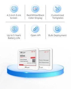 Milestsight DS3604 LoRaWAN IOT E-ink Display apribile API E il pulsante LoRaWAN consentono varie applicazioni - Product Image 5