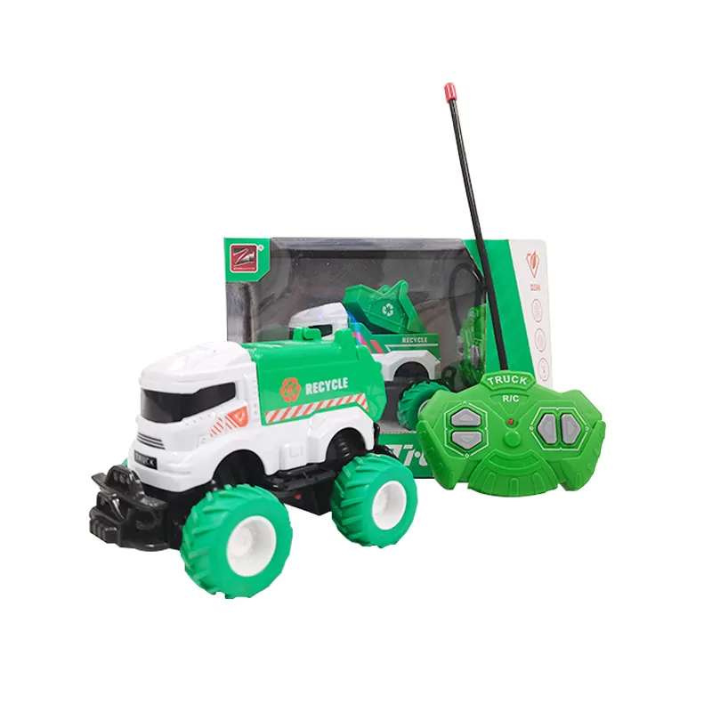 Hot sale 27Mhz sanitation truck toy remote control cars remote control truck