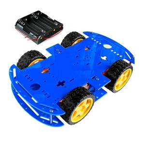 Smart Car Kit 4WD Smart Robot Auto-Chassis-Kits Auto mit Geschwindigkeit geber und Batterie kasten Diy Electronic Kit für Arduino - Product Image 3