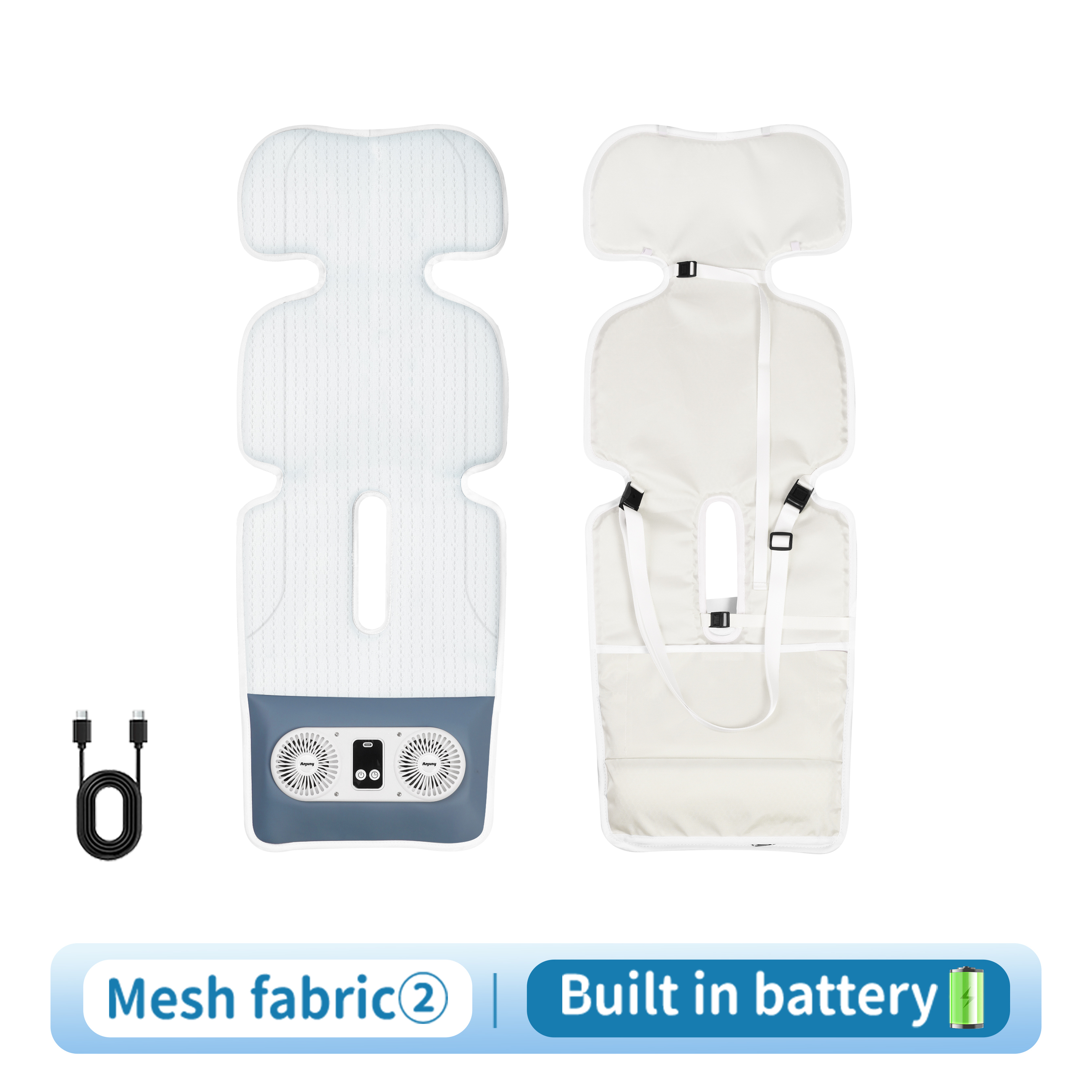 Ice Mesh fabric-Built in battery