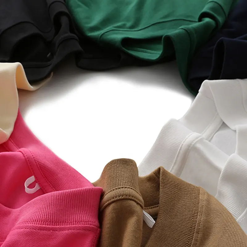 Camiseta casual 100% algodão puro para homens e mulheres, camiseta de verão 230g, com ombros soltos, para impressão por sublimação