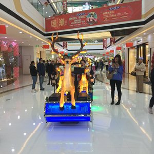 娱乐公园为购物中心乘坐电池驱动的儿童迷你旅游电动火车