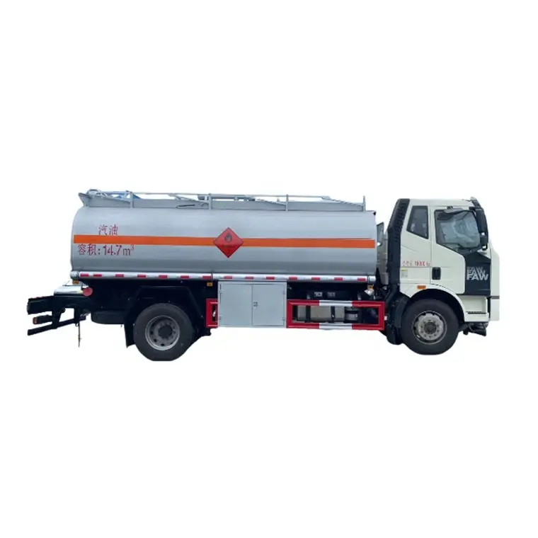 Offre Spéciale FAW 4X2 180HP 14000 litres nouveau camion-citerne de carburant pétrolier camion de Transport Diesel essence véhicule de livraison à vendre