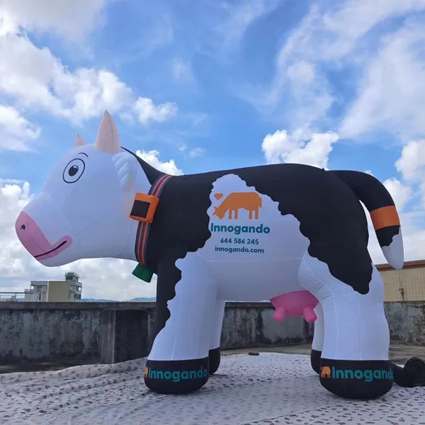Publicité gonflable personnalisée à prix usine, modèle de vache de dessin animé à vendre
