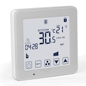 Controlador digital de temperatura programable, termostato de aire acondicionado, función de calefacción y refrigeración, wifi - Product Image 1
