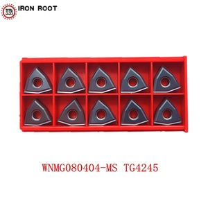 Herramienta de torneado y corte de torno CNC, insertos de carburo de tungsteno tipo WNMG0804-HS de recubrimiento PVD - Product Image 3
