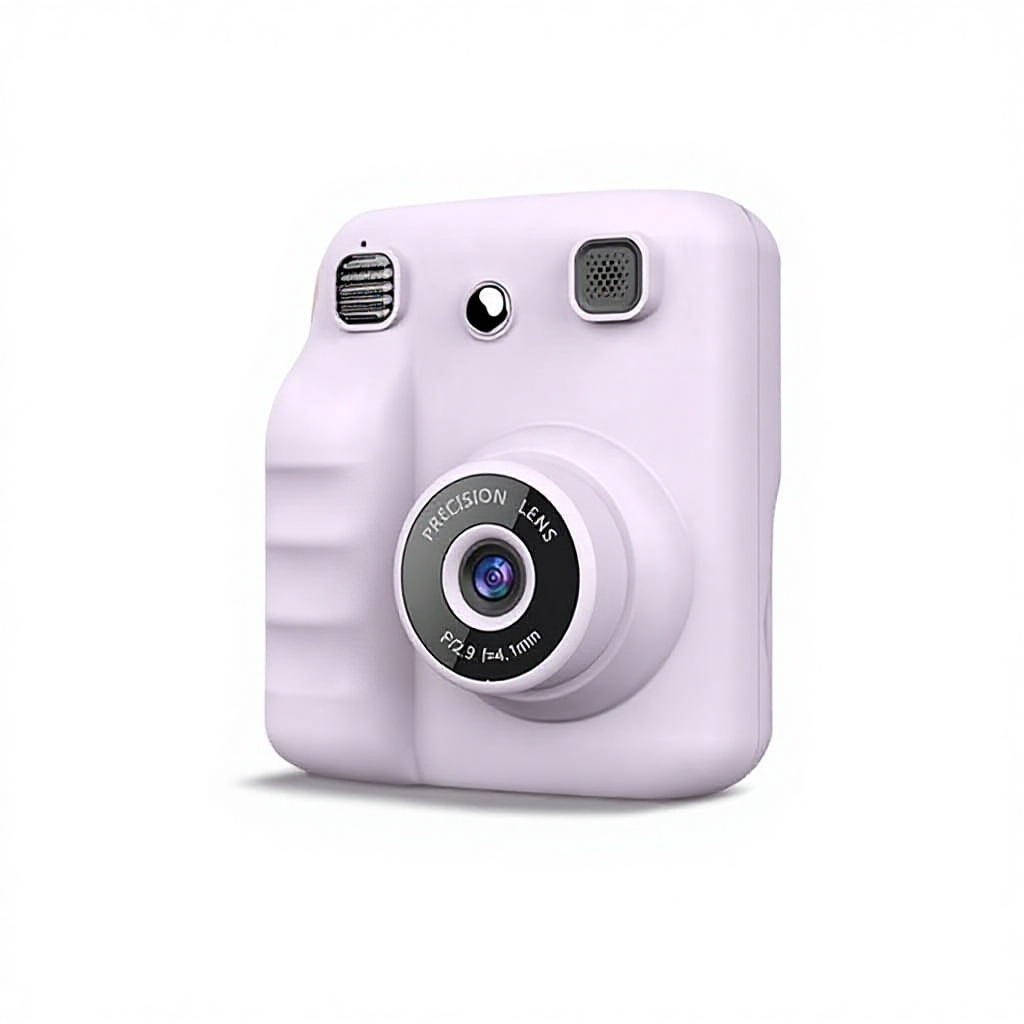 purple camera