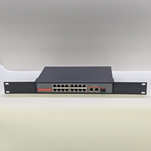 Netzwerk-Switch Rack-monti erbarer PoE-Switch Gigabit 16-Port 1000 Mbit/s 2*1000 Mbit/s Uplink 1 SFP-Überwachung Nicht verwalteter Ethernet-Switch - Product Image 1