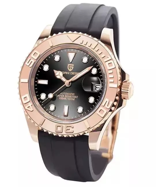 Rubber Gold Black