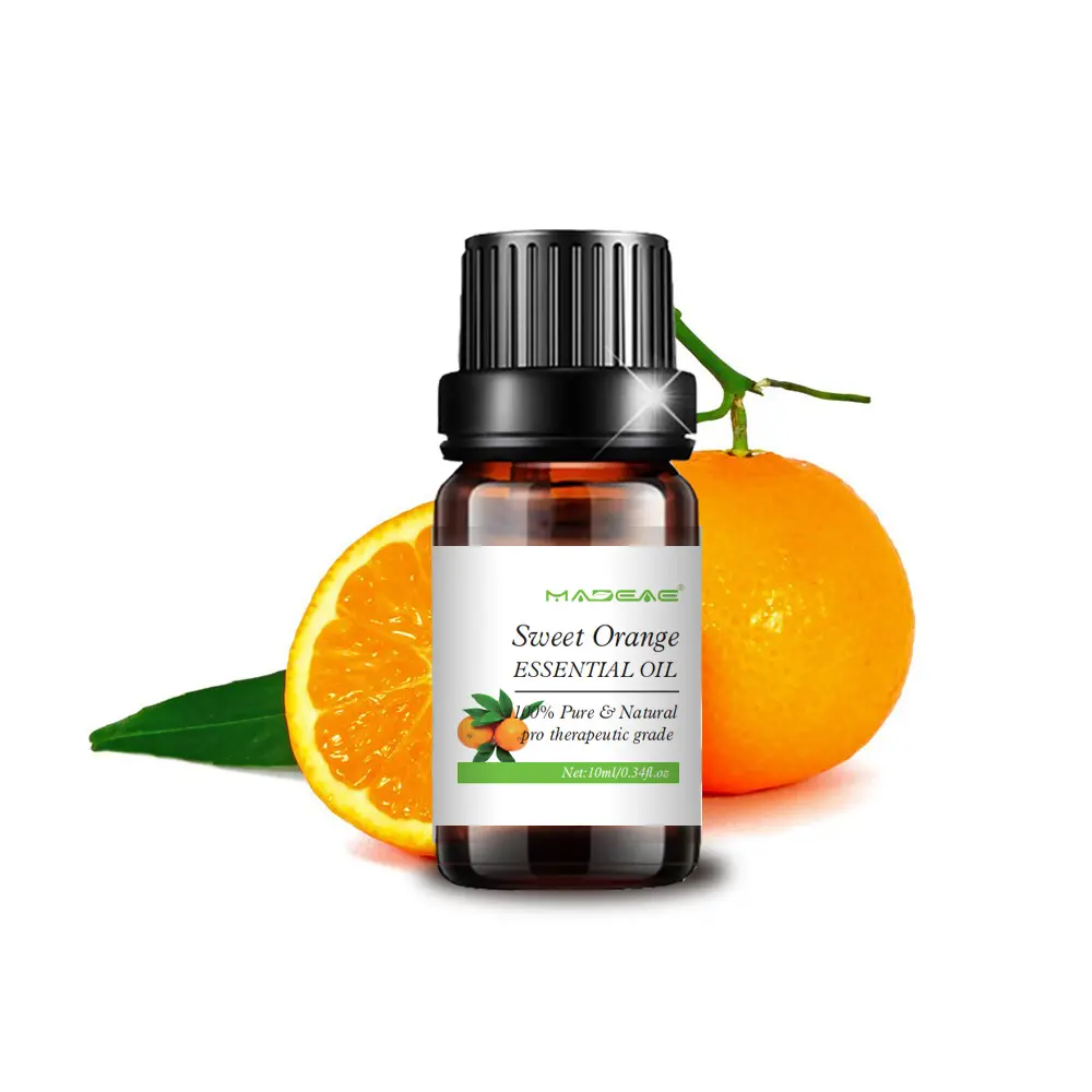 香水オレンジオイルテルペン、ディフューザー、化粧品、マッサージ用の純粋な天然エッセンシャルDリモネンスイートオレンジオイル