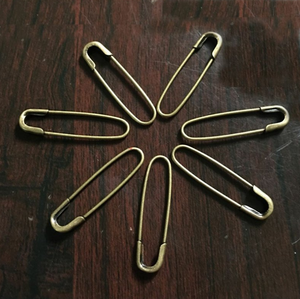 22 Mét Bronze Vàng Bạc Đen Kim Loại U Hình Cuộn Dây Ít Loopless Đen U An Toàn Pin Cho Treo - Product Image 4