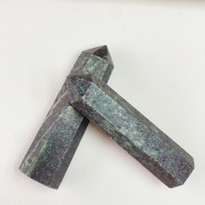天然石風水クリスタル8-12cmルビー,Zoisite Tower癒し用