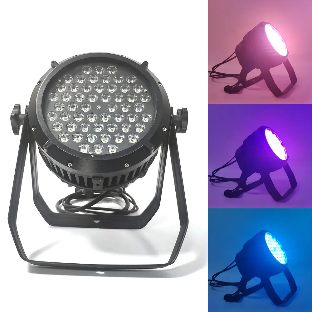 3W 54pcs 방수 led 파 빛 3in1 높은 밝기 이벤트 파티 임대 DMX 자동 트리거 quto 효과 램프 분위기 램프