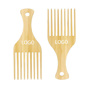 Hot bán xách tay bằng gỗ <span class=keywords><strong>afro</strong></span> tóc Picks tre <span class=keywords><strong>afro</strong></span> lược nắm tay Pick cho nam giới của tạo kiểu tóc - Product Image 2