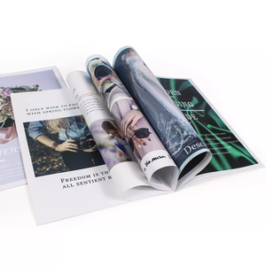 A4サイズの雑誌の印刷と完璧な製本カスタム雑誌の本の印刷を低価格で