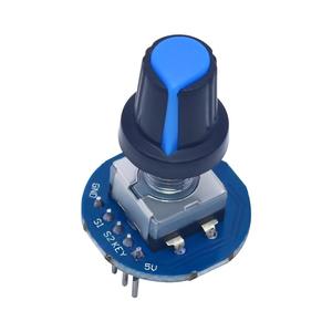 Rotary Encoder Module for Brick <strong>Sensor</strong> Development Round Audio Rotating <strong>Potentiometer</strong> Knob Cap EC11