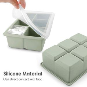 BPA FREE Silicone <span class=keywords><strong>Ice</strong></span> Cube Khay Kích Thước Lớn Stackable Linh Hoạt Silicone <span class=keywords><strong>Ice</strong></span> Cube Khuôn Mẫu Với Rò Rỉ Bằng Chứng Có Thể Tháo Rời Nắp - Product Image 2