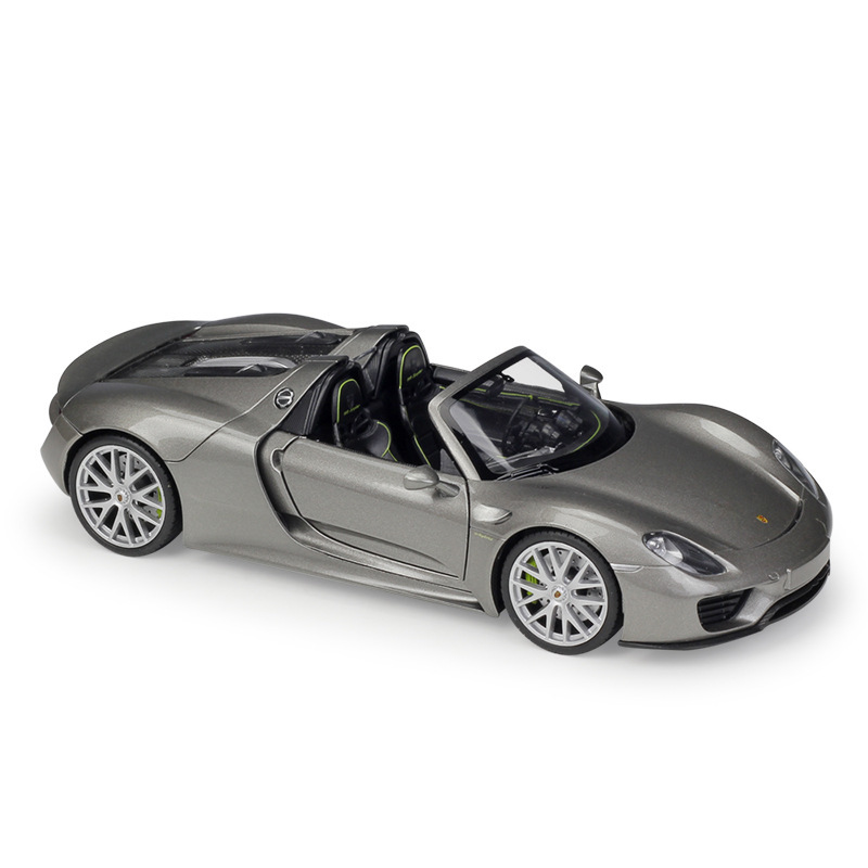 1/24 Parsche 918 spyder decappottabile grigio