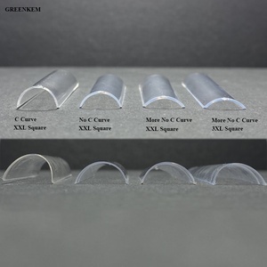 ABS 5.5Cm No C Curve Square เคล็ดลับเล็บ3XL เคล็ดลับเล็บสแควร์เรียว - Product Image 3