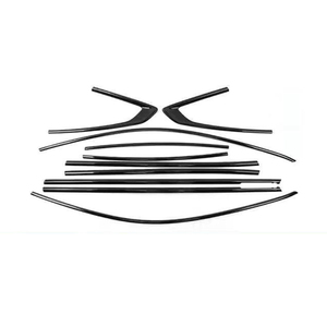ステンレス鋼黒車窓トリムフォルクスワーゲンvw <span class=keywords><strong>CC</strong></span> Arteon 2019 2020 2021 2022 2023 2024 <span class=keywords><strong>2025</strong></span>外装アクセサリーキット