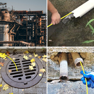 Wopson กล้องท่อระบายน้ำแบบมือถือขนาด IP68เมตร/ฟุตเคาน์เตอร์14มม. กล้องท่อระบายน้ำกล้องท่อตรวจสอบท่อระบายน้ำกล้องใต้ดิน - Product Image 6