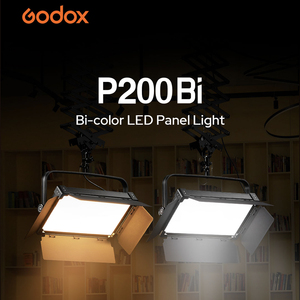 Go dox LED ışık P200Bi profesyonel iki renk dolgu ışığı LED Video işığı paneli canlı Video fotoğrafçılığı için destek App kontrolü - Product Image 4