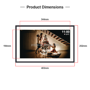 Pros Digital Picture Frame 15.6&quot; WiFi Large Digital <strong>Photo</strong> Frame FHD Touch Screen Share <strong>Photos</strong> or Videos Via Frameo From Anywhere - Product Image 6
