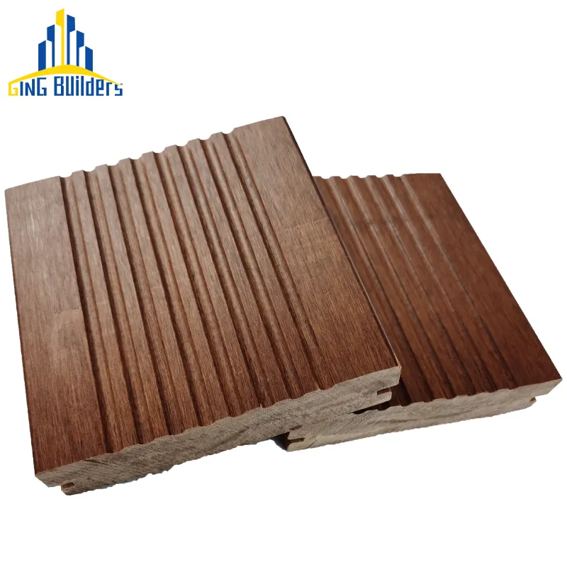 Ging Builders Manufacturer Classical Natural Engineered Bamboo Flooring  Original quarry Construction Cheap Bamboo Flooring