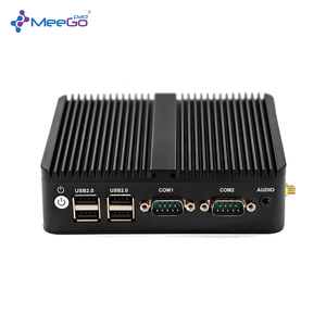 MeegopadインテルJ5005 CPUミニPCデュアルLANデュアルCOM 12 * 12cmメインボードWin11産業用7*24時間ファンレス使用PCコンピュータ - Product Image 2